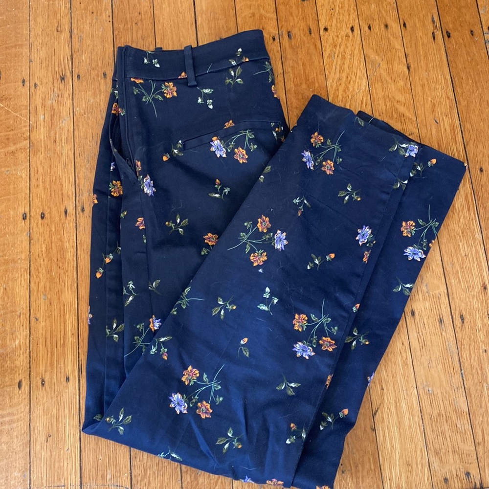 Floral trousers